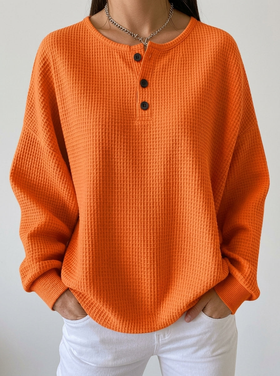 Sara - Sudadera Informal tipo Henley