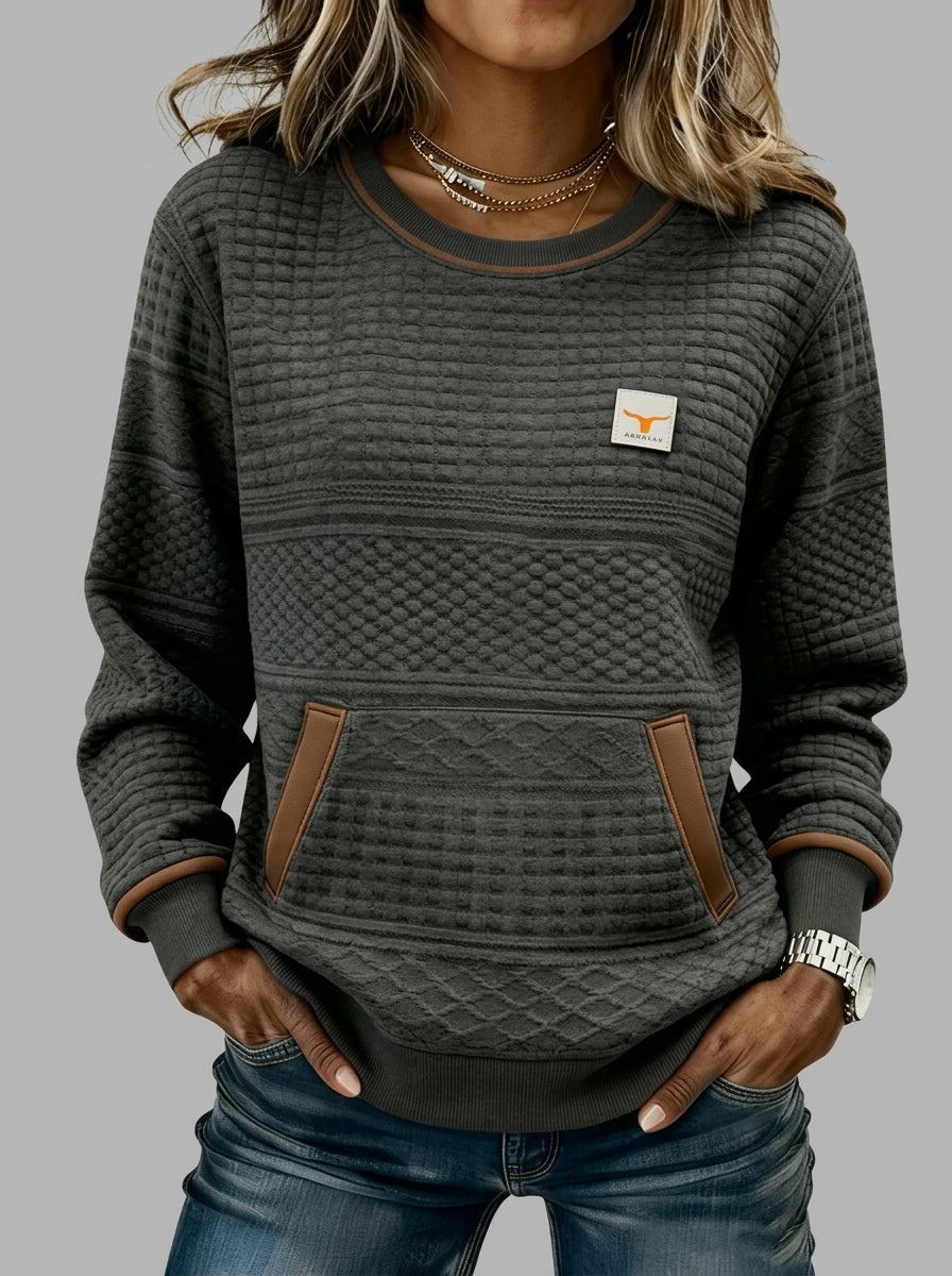 Noelia - Sudadera de Cuello Redondo