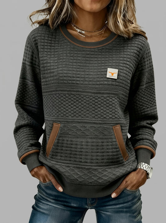 Noelia - Sudadera de Cuello Redondo