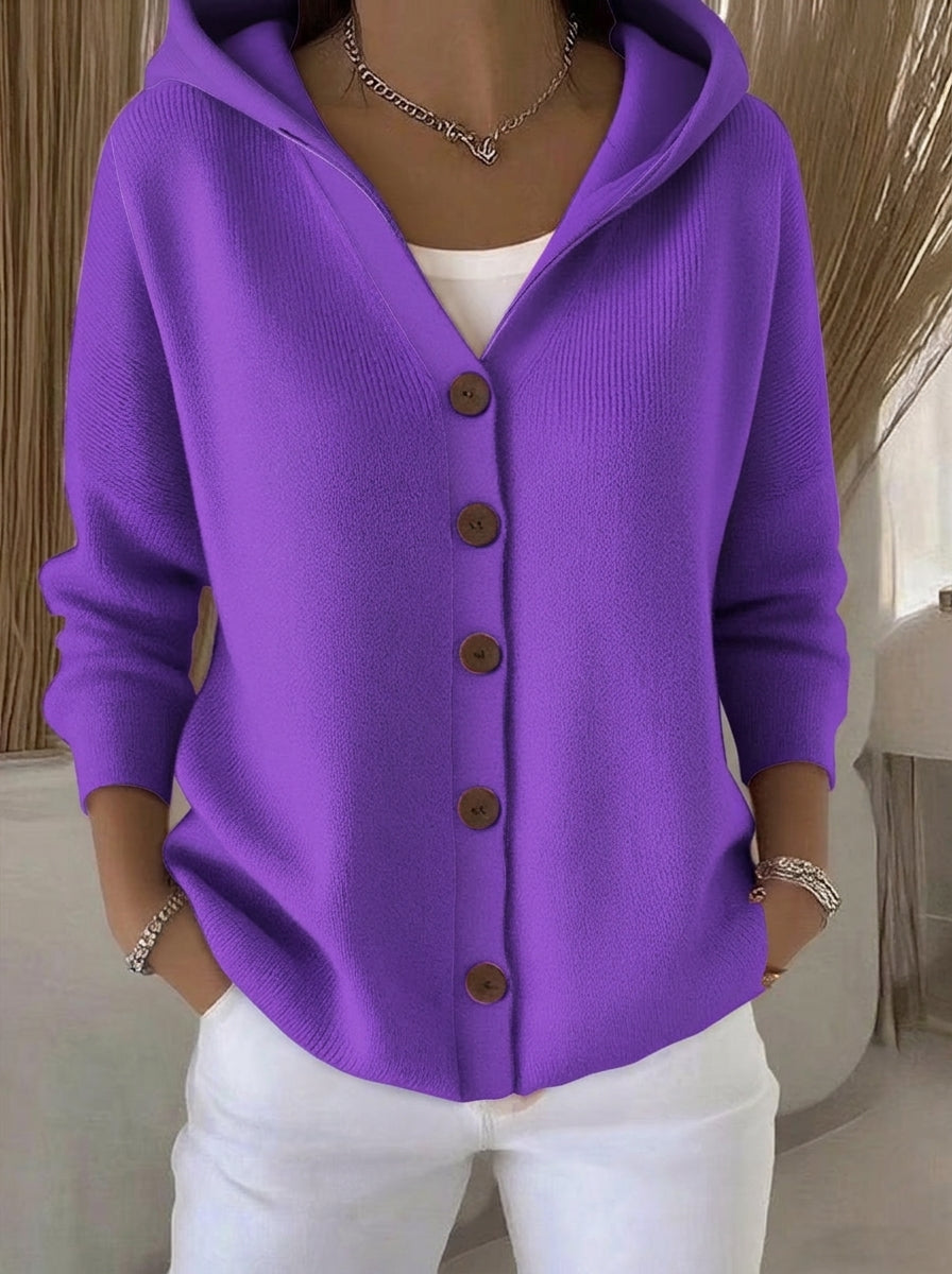 Rocío - Chaqueta de Punto con Capucha