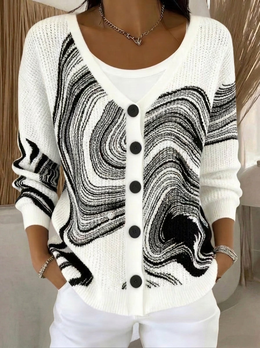 Emilia - Chaqueta de Punto con Botones