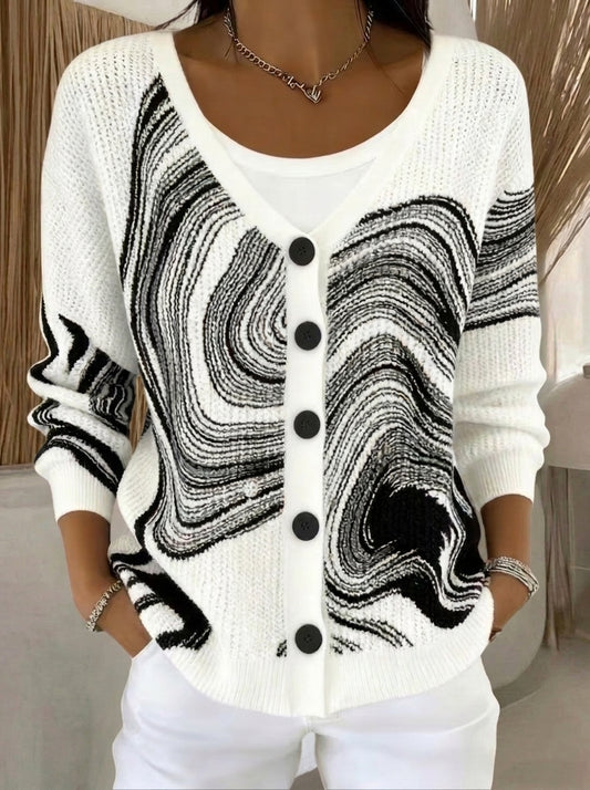Emilia - Chaqueta de Punto con Botones
