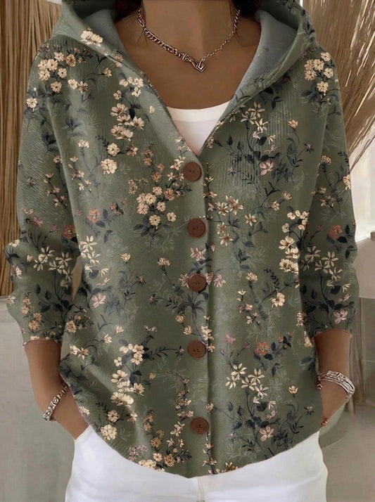 Gloria - Chaqueta de Punto con Capucha