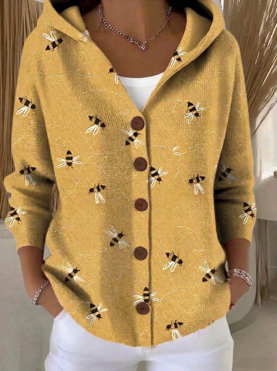 Isabel - Chaqueta de Punto con Capucha