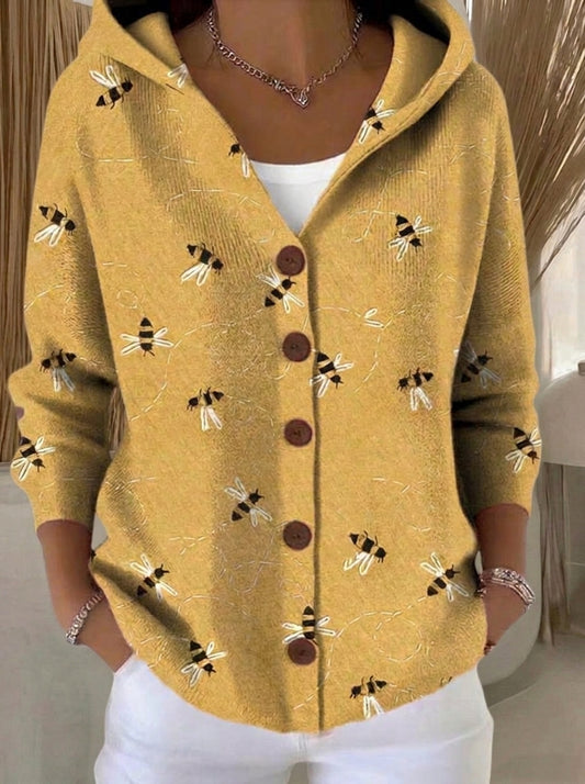 Isabel - Chaqueta de Punto con Capucha