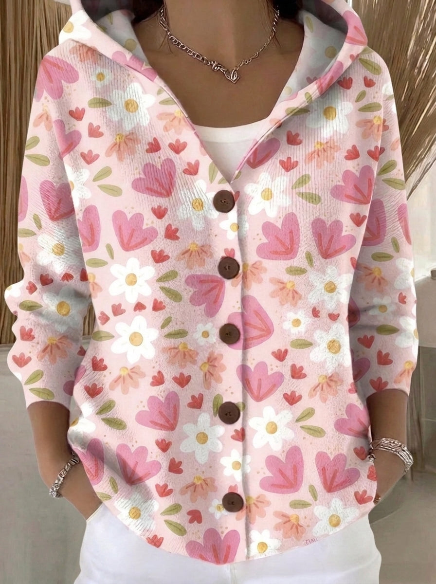 Elvira - Chaqueta de Punto con Capucha
