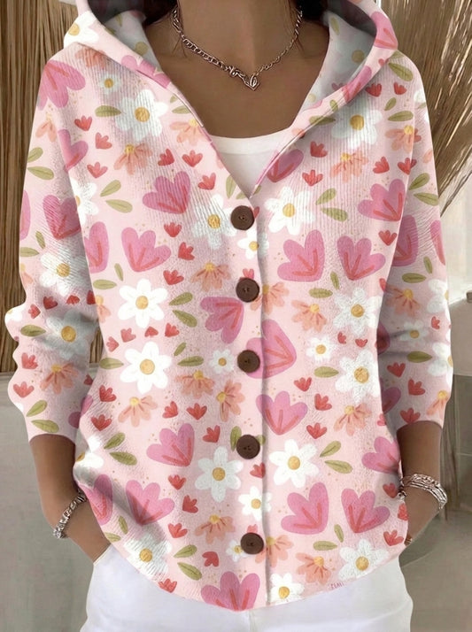 Elvira - Chaqueta de Punto con Capucha