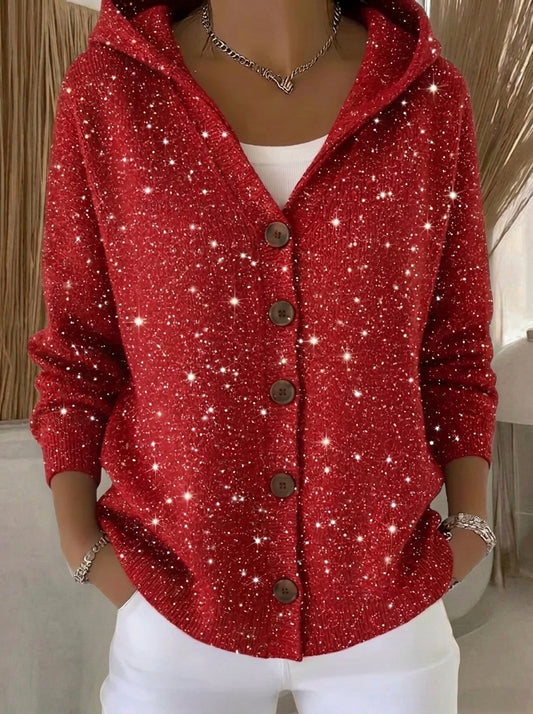 Manuela - Chaqueta de Punto con Capucha