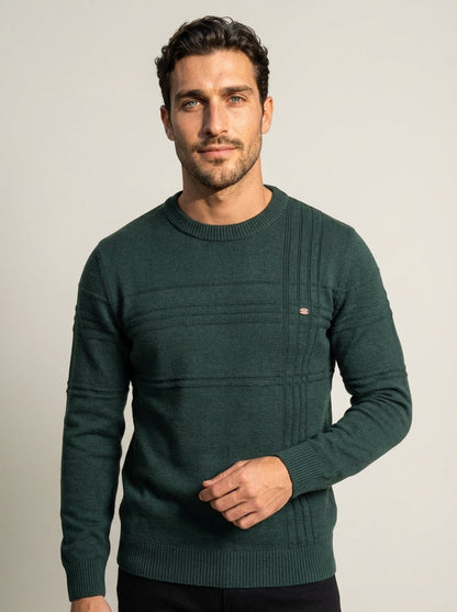 Massimo - Suéter Elegante con Diseño de Cuadros