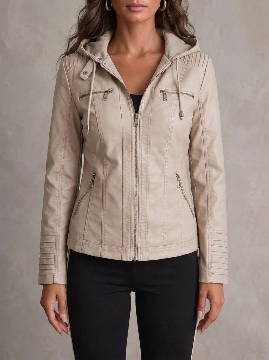 Cristina - Chaqueta de Piel Resistente y Elegante