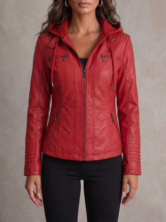 Esther - Chaqueta de Piel Resistente y Elegante