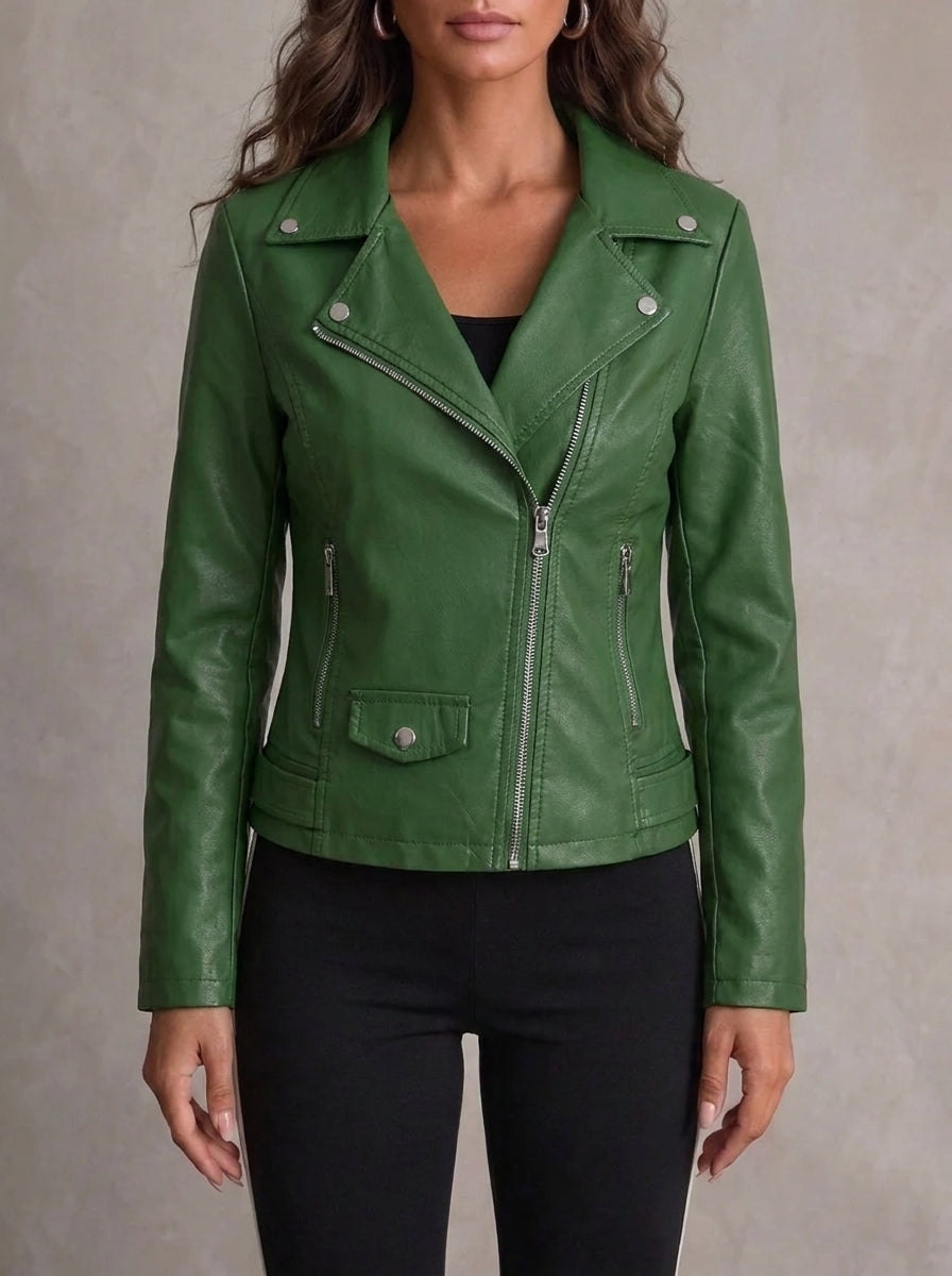 Ana - Chaqueta de Piel Resistente y Elegante