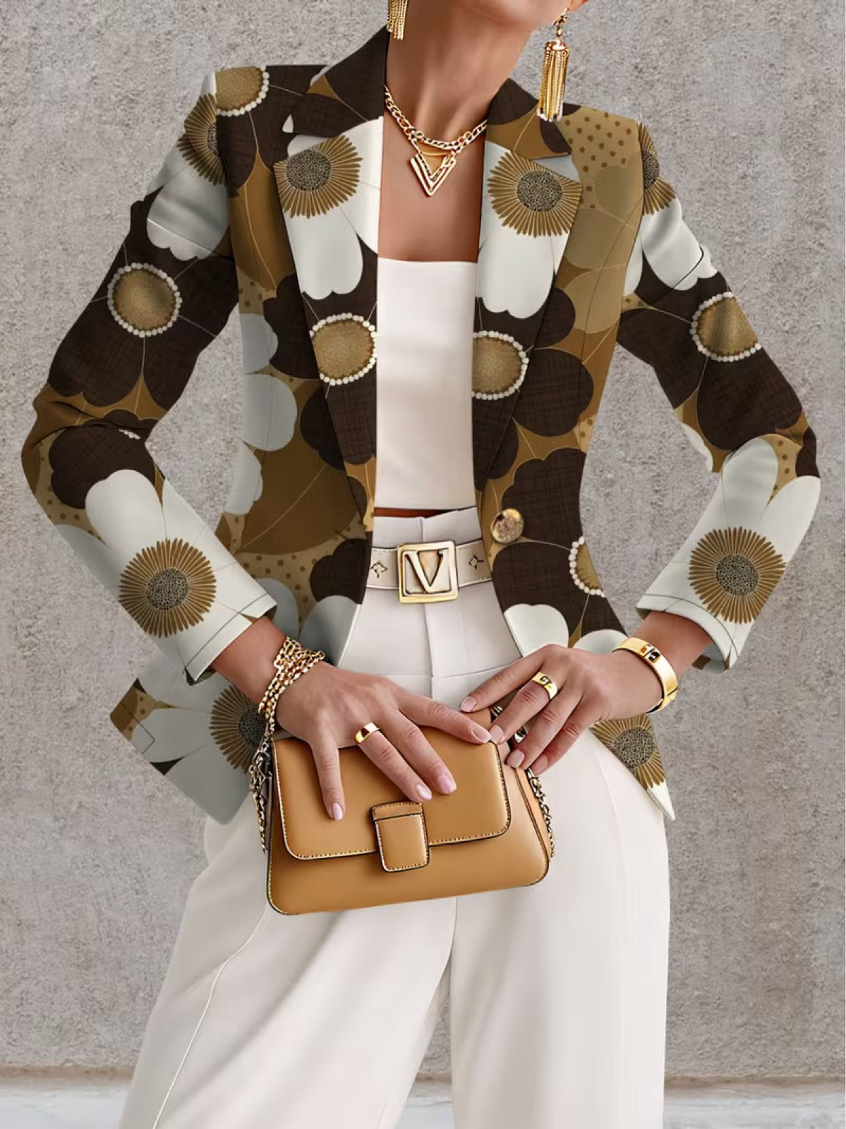 Manuela - Blazer con Estampado