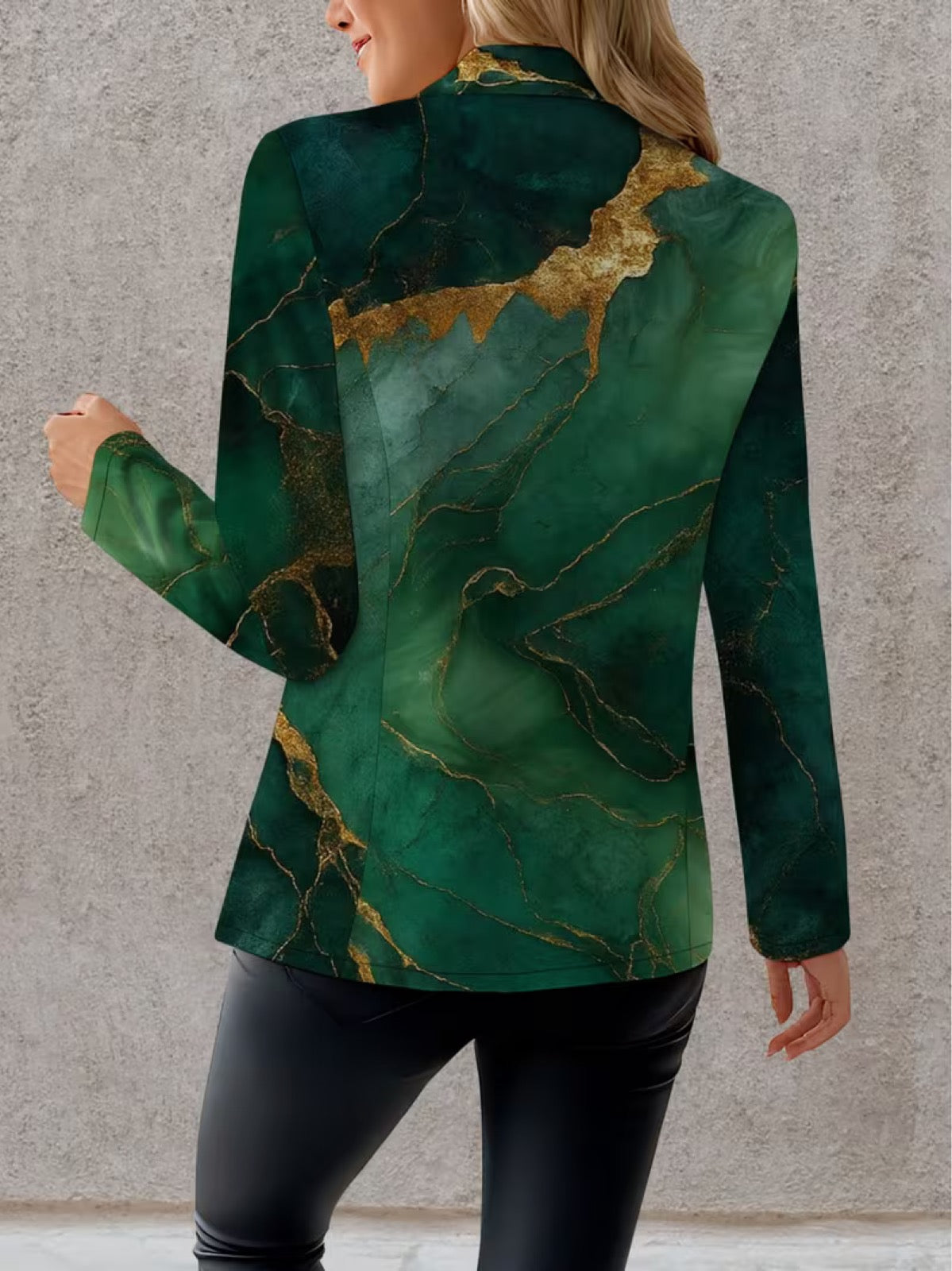 Nuria - Blazer Marmolado Elegante