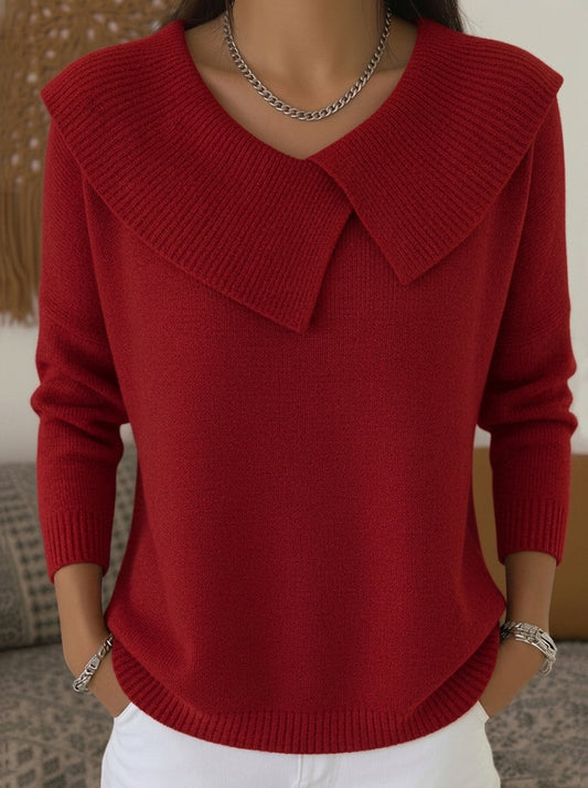 Soledad - Jersey Cálido con Cuello Vuelto