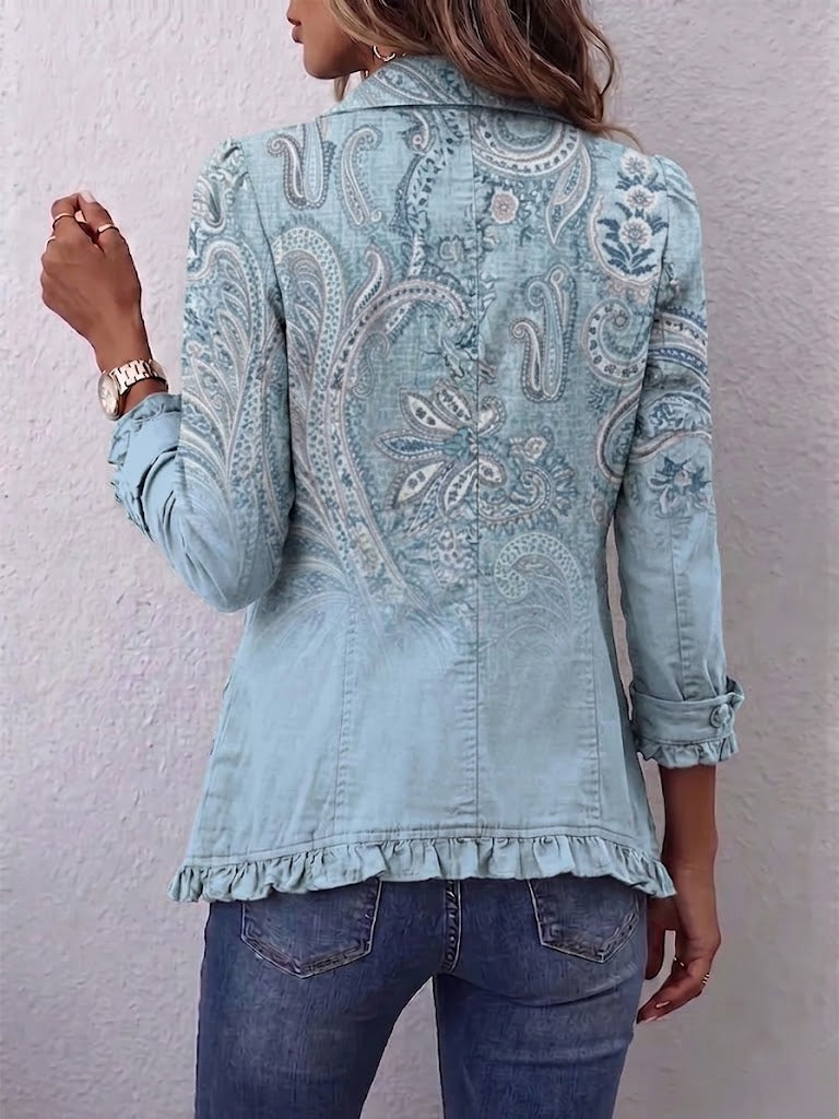 Remedios - Chaqueta Cachemira Vintage con Volantes