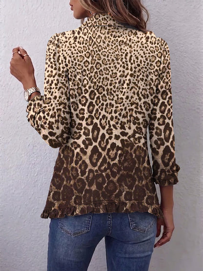 Nazaret - Chaqueta Leopardo con Volantes